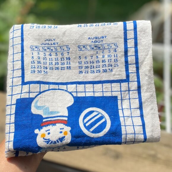 31-(VC) Vintage. Collectors. Cloth Calendar. 1984. Rare - Picture 6 of 10